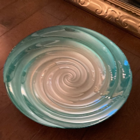 Pier 1 Accents Pier One Decorative Teal Bowl Poshmark